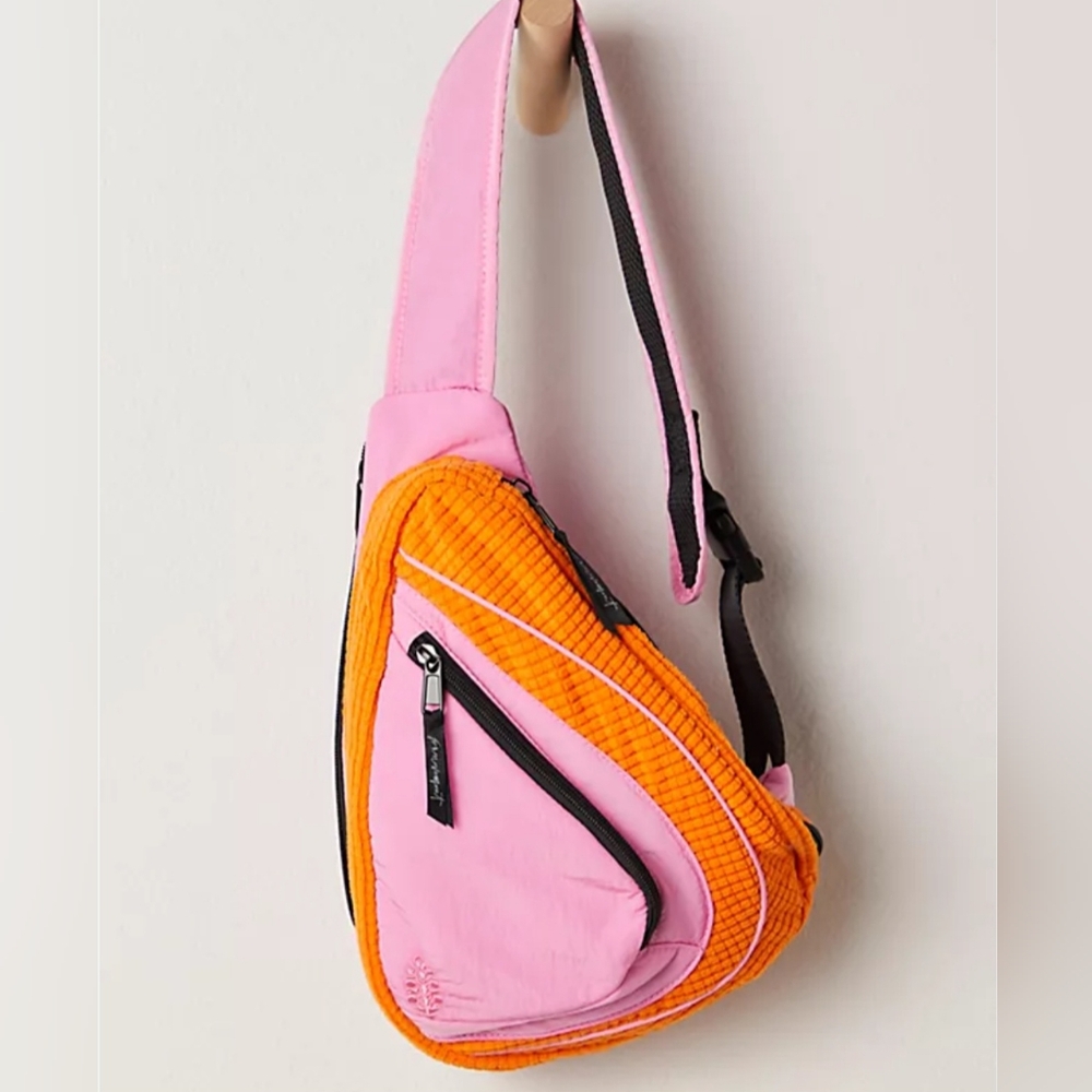 Free People Movement Cold Shoulder Sling Bag Citrus